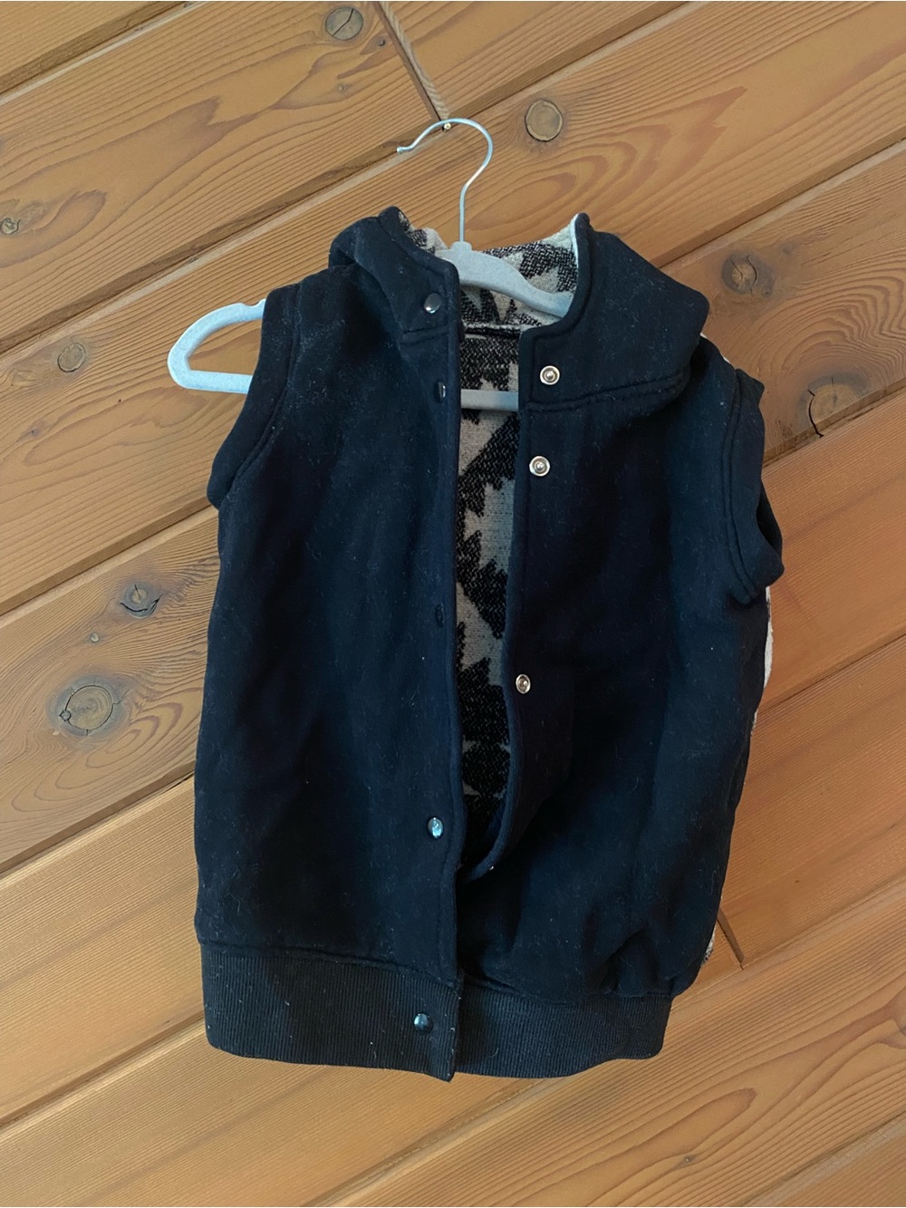 Handmade Hooded Fleece-Lined Vest